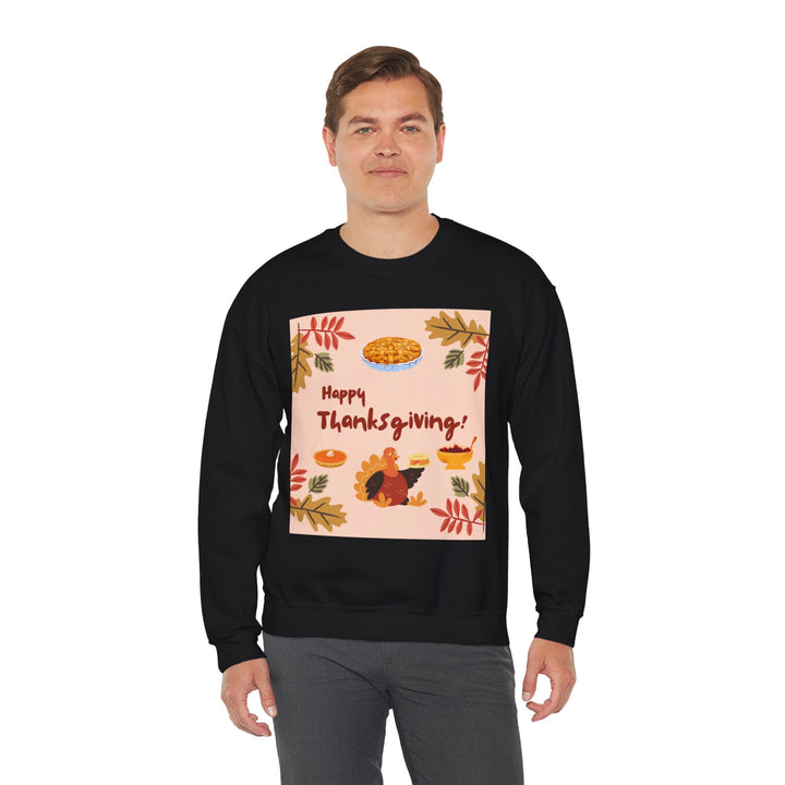Thanksgiving turkey Sweatshirt, Crewneck, unique, heavy weight, available in 4 colors and 6 sizes
