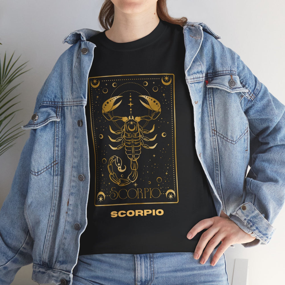 Zodiac Scorpio T-shirt Zodiac signs Colorful unisex 4 colors 8 sizes