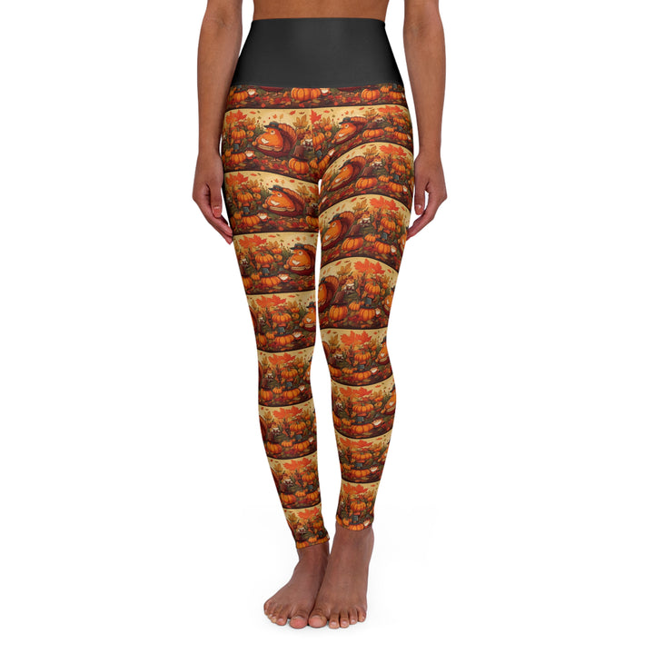 Womans's Thanksgiving High Waisted Yoga Leggings