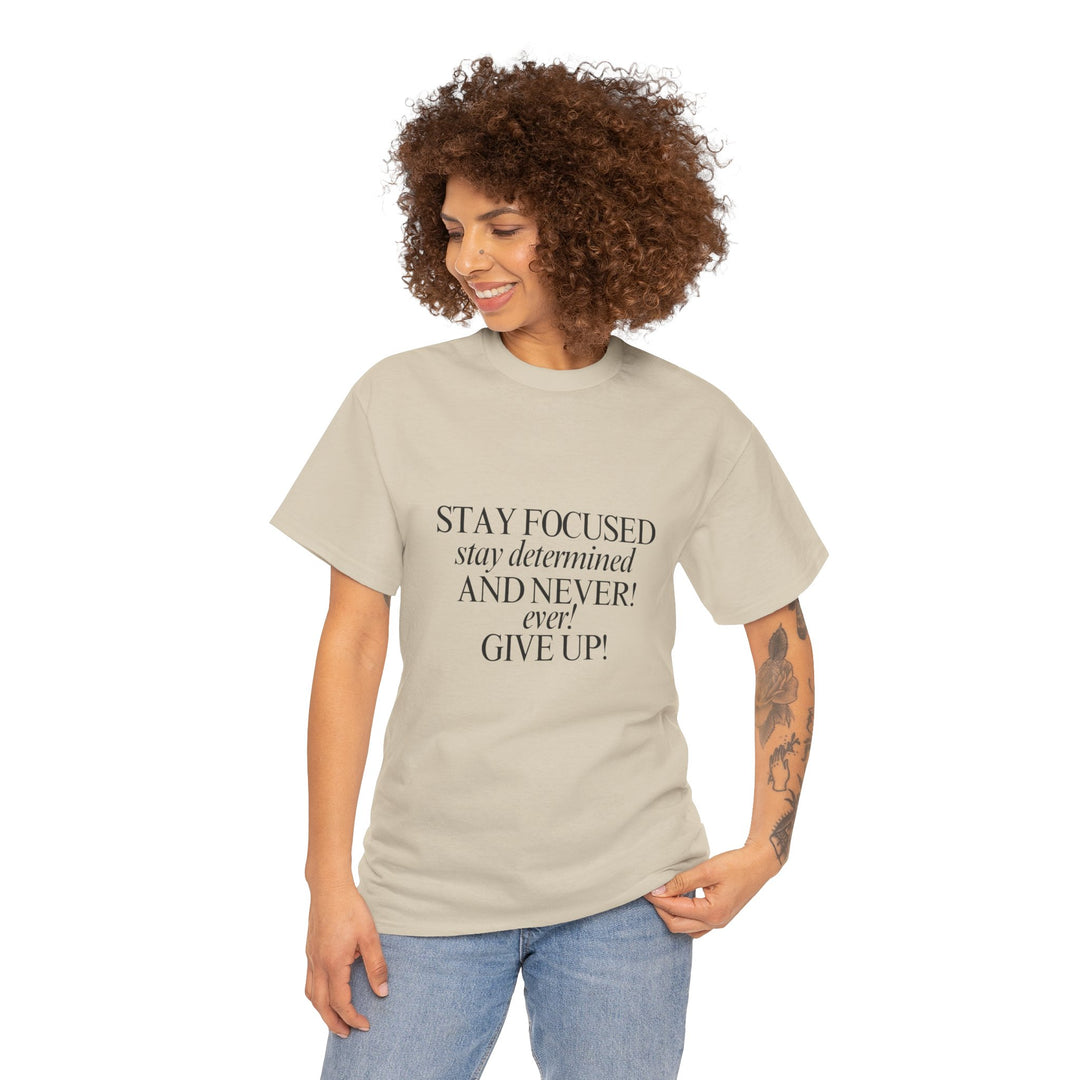 Never Give UP! T-shirt, Unisex, Christmas, 6 colors, 8 sizes