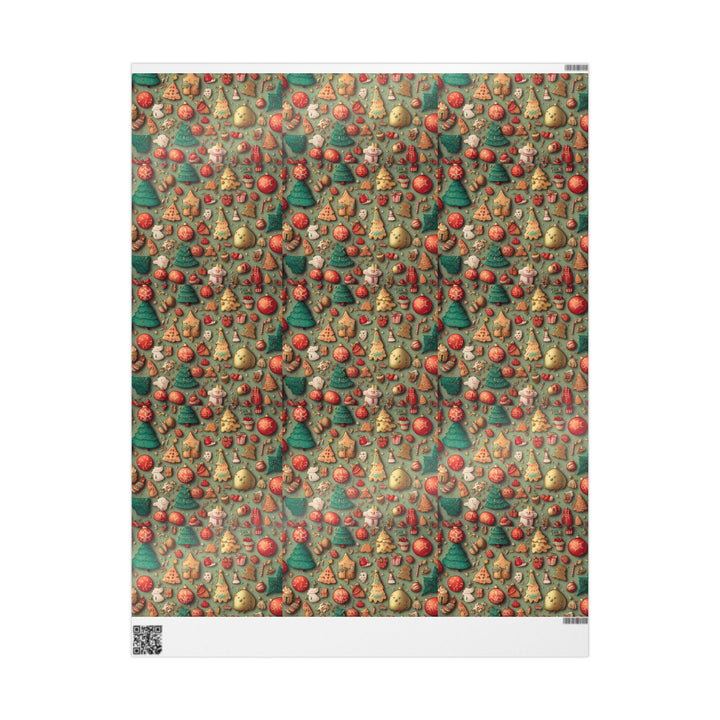 Christmas Wrapping Paper, Mate or Glossy