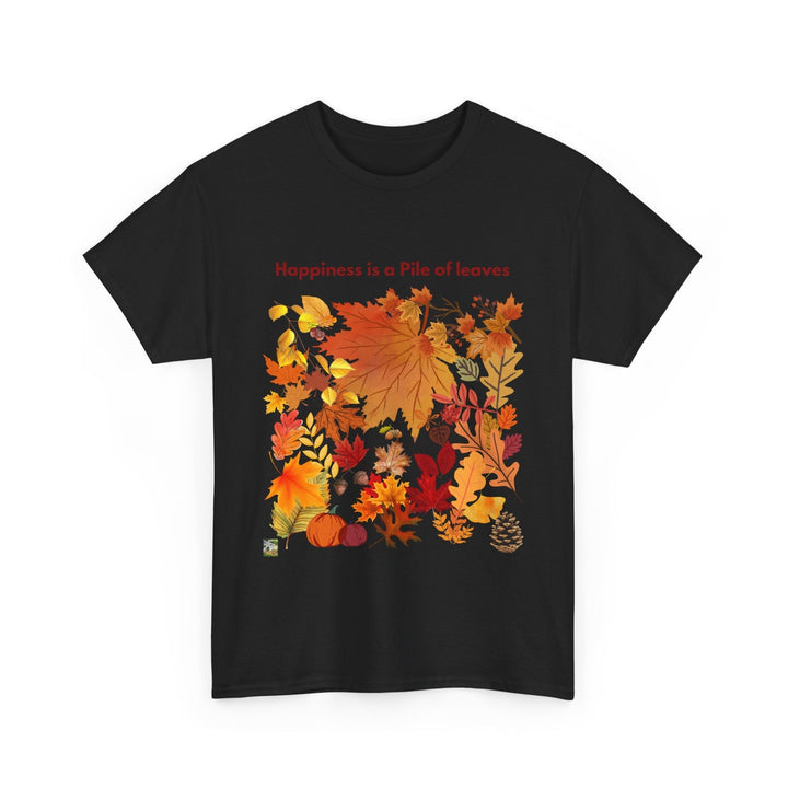 Fall Leaves Heavy T-shirt Cheerful Colorful Fall unisex