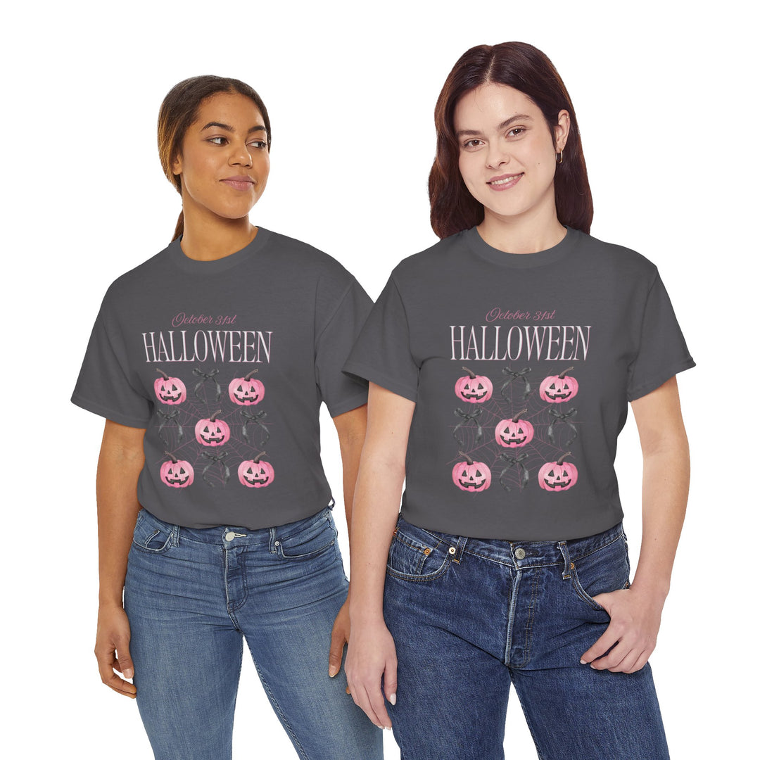Halloween Coquette T-shirt, halloween, Colorful, unisex, 6 colors, 8 sizes