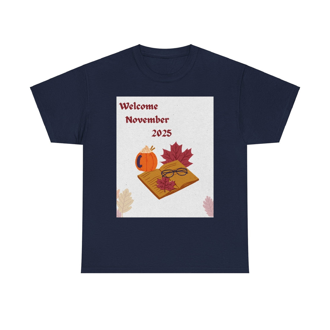 Hello Month of November 2025 T-shirt changing seasons