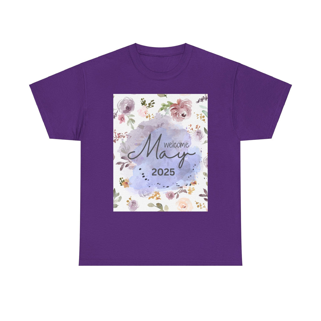 Hello Month of May 2025 T-shirt Spring Colorful