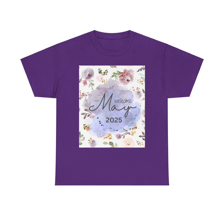 Hello Month of May 2025 T-shirt Spring Colorful