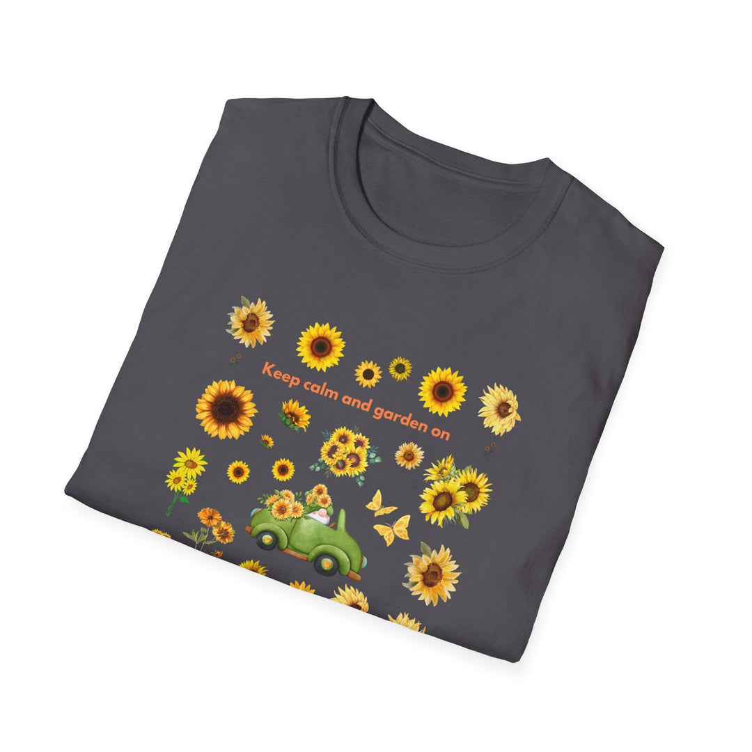 Sunflower Vibes T-Shirt 70s throwback Sunflowers VW bug unisex