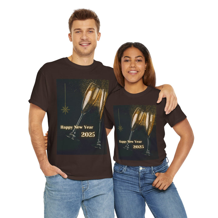 Happy New Year 2025 T-shirt, Unisex, Christmas, 8 colors, 8 sizes