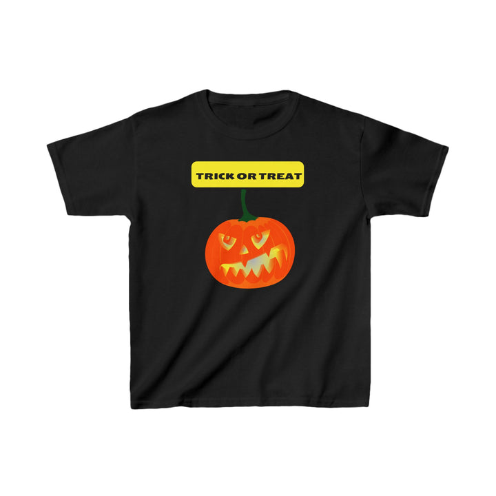 Halloween Angry Pumpkin Kids Heavy Cotton™ Tee, 5 colors, 5 sizes