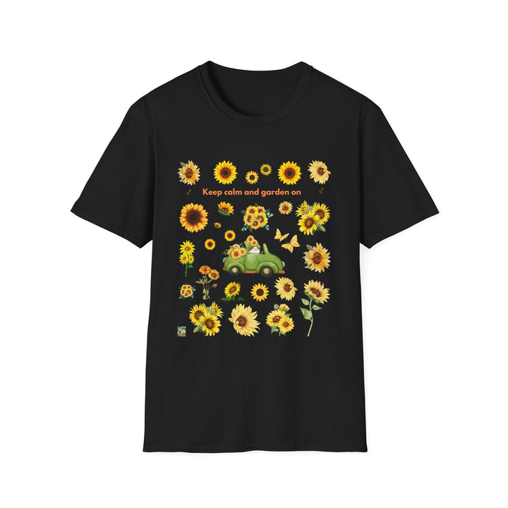 Sunflower Vibes T-Shirt 70s throwback Sunflowers VW bug unisex