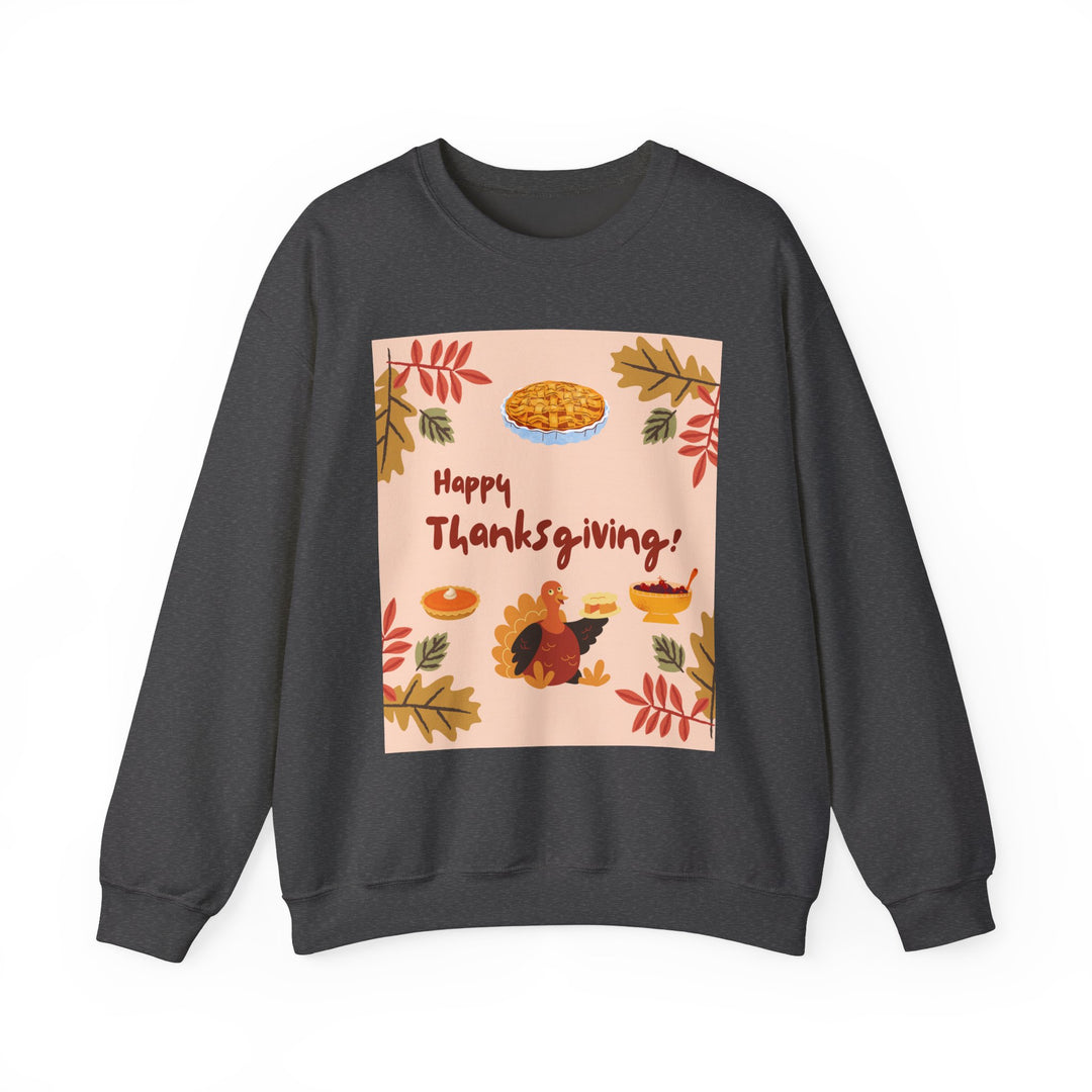 Thanksgiving Sweatshirt, Crewneck, unique, heavy weight, available in 6 colors and 6 sizes