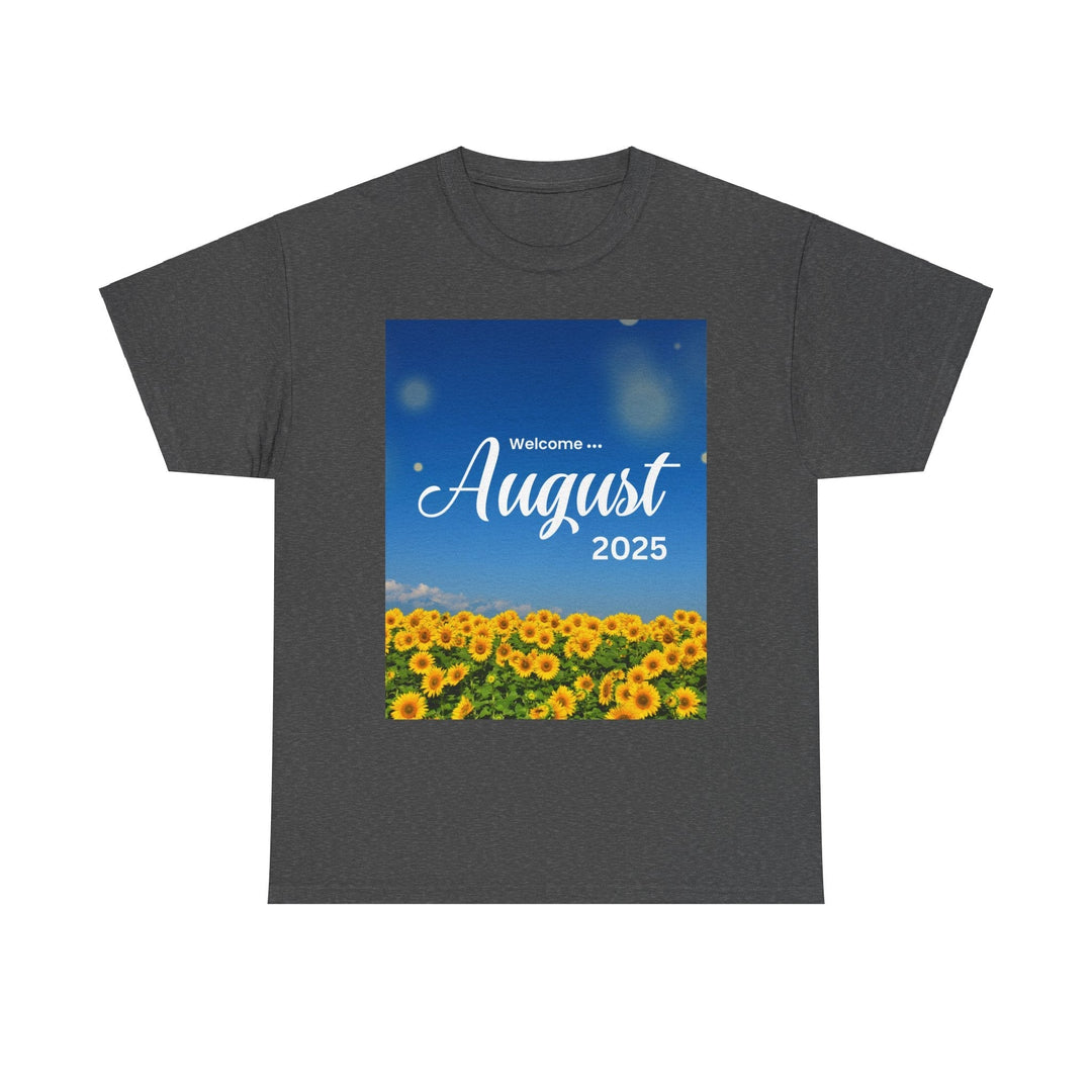 Hello Month of August 2025 T-shirt changing seasons