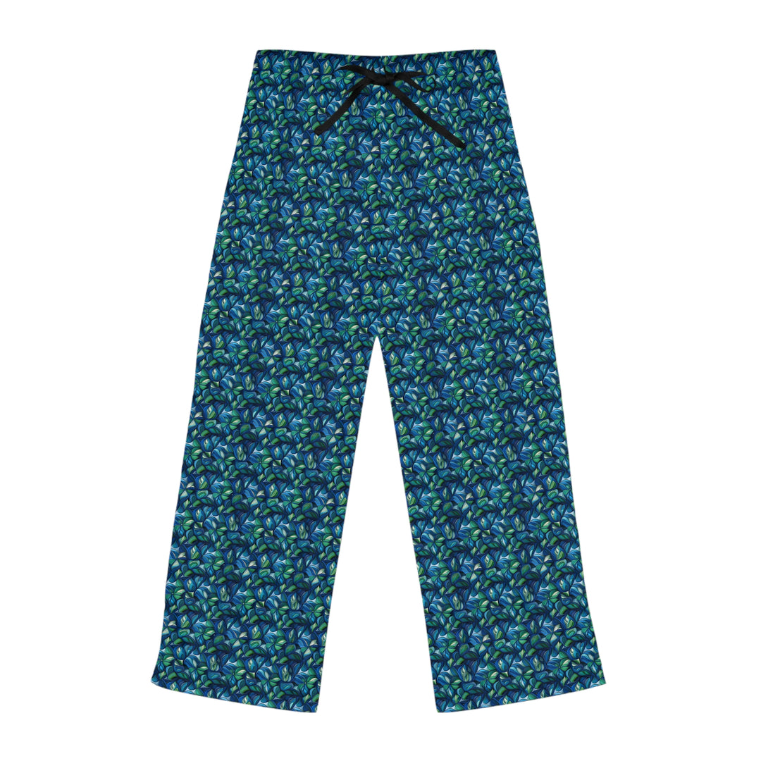 Green Blue Women's Pajama Pants