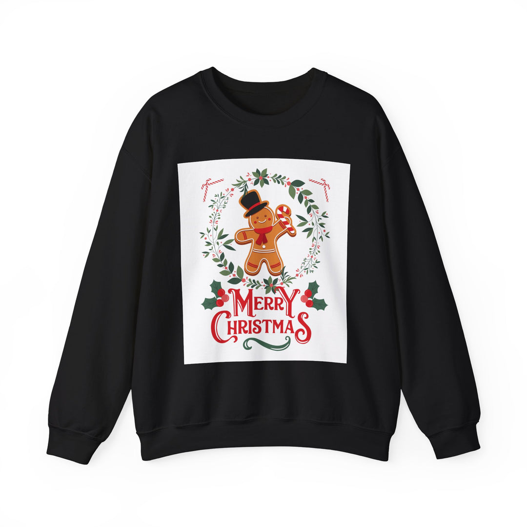 Gingerbread Man Sweatshirt, Crewneck, unique, heavy weight, available in 6 colors and 6 sizes