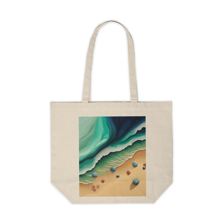 Sandy Canvas Beach Tote Bag - Perfect carry all for all your beach essentials, Bagmasters tote bag, Eco-Friendly, Durable, and Stylish, Sixe:18 x 15, priced to sell