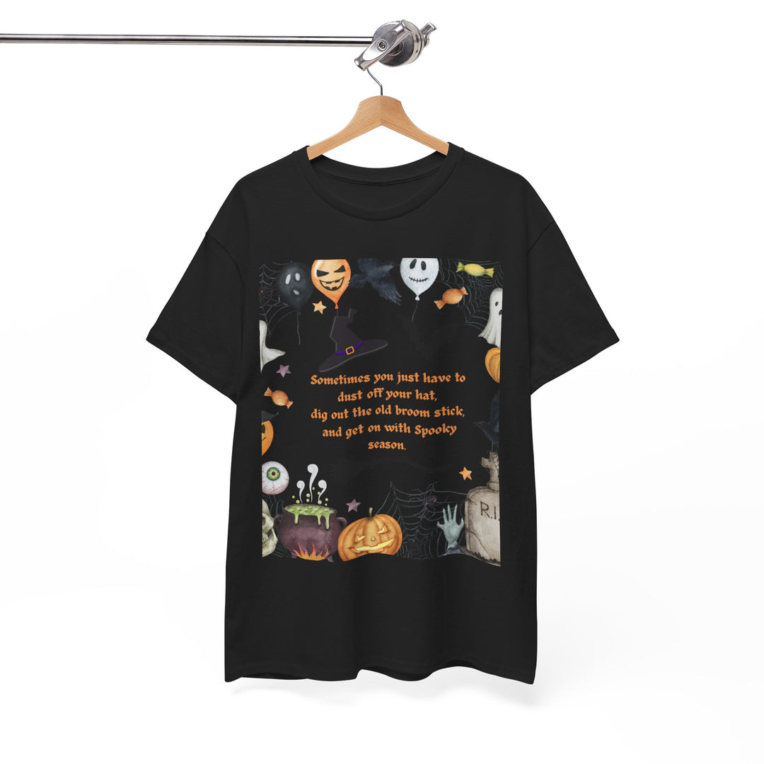 Witch's Hat Spooky Season T-shirt, Colorful, unisex, 4 colors, 8 sizes