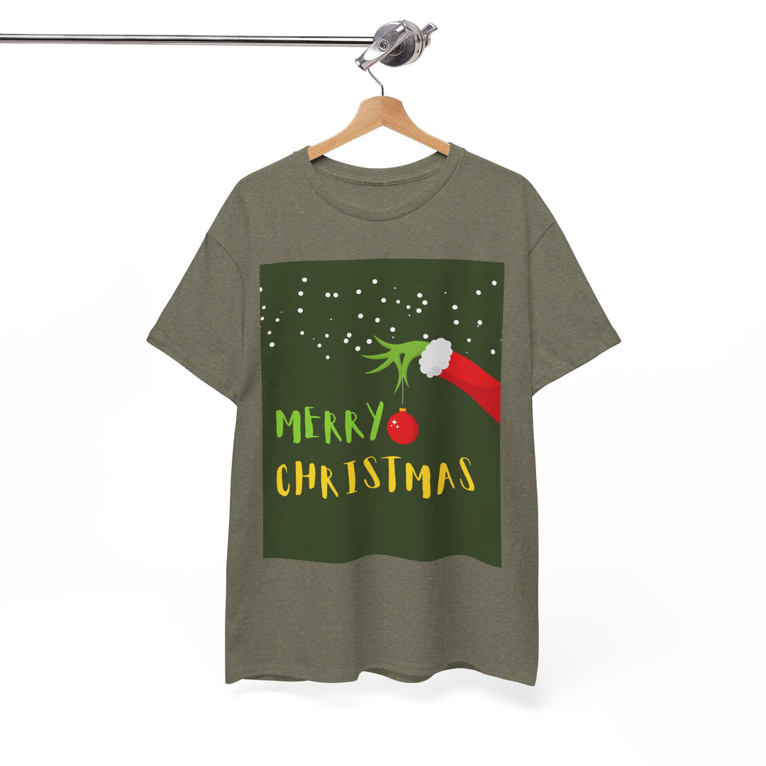 Grinch's Christmas Greeting T-shirt, Unisex, 5 colors, 8 sizes