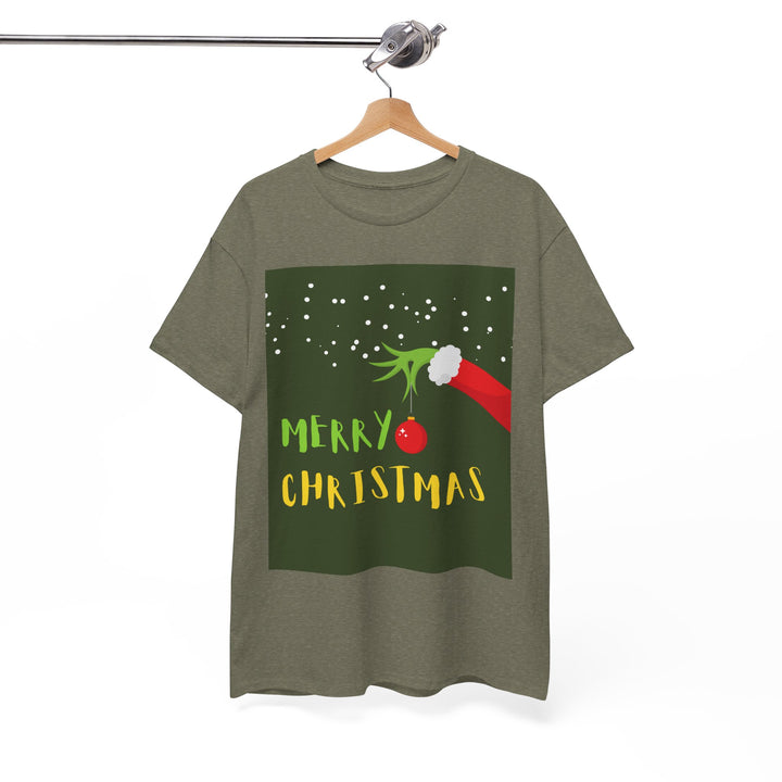 Grinch's Christmas Greeting T-shirt, Unisex, 5 colors, 8 sizes