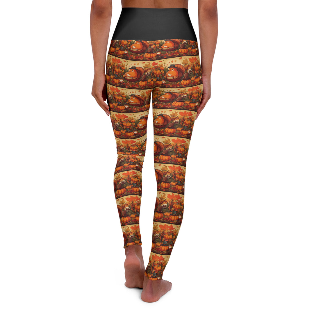 Womans's Thanksgiving High Waisted Yoga Leggings