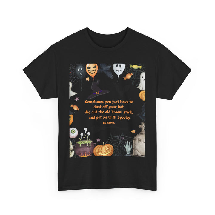 Witch's Hat Spooky Season T-shirt, Colorful, unisex, 4 colors, 8 sizes