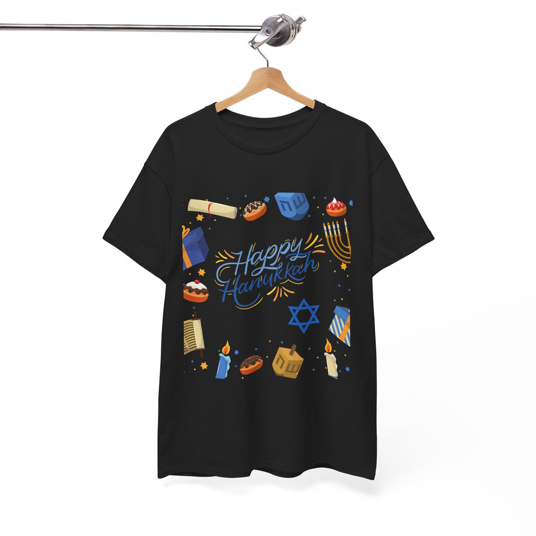Happy Hanukkah T-shirt, Unisex, Christmas , 6 colors, 8 sizes