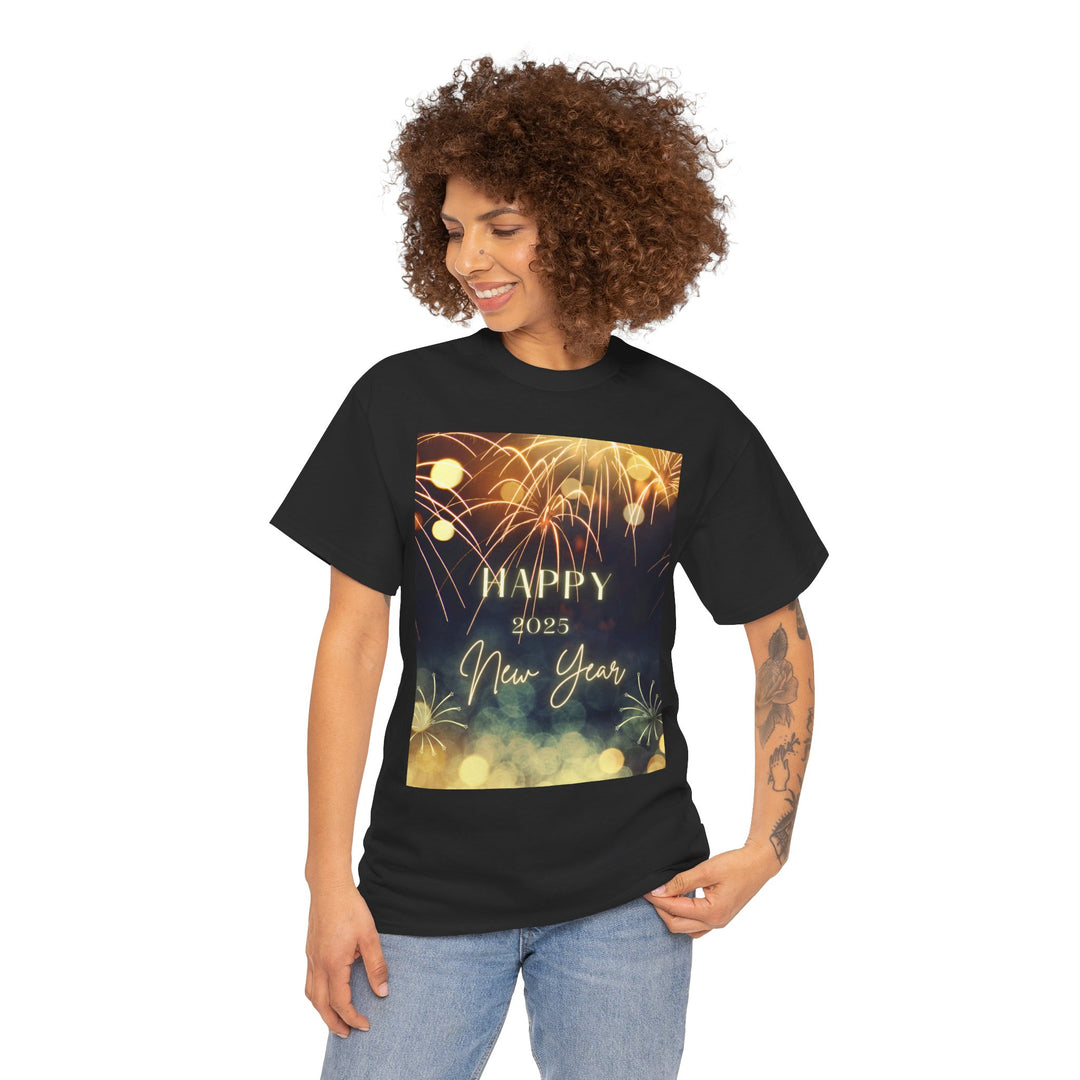 Happy 2025 New Years T-shirt, Unisex, Christmas, 8 colors, 8 sizes
