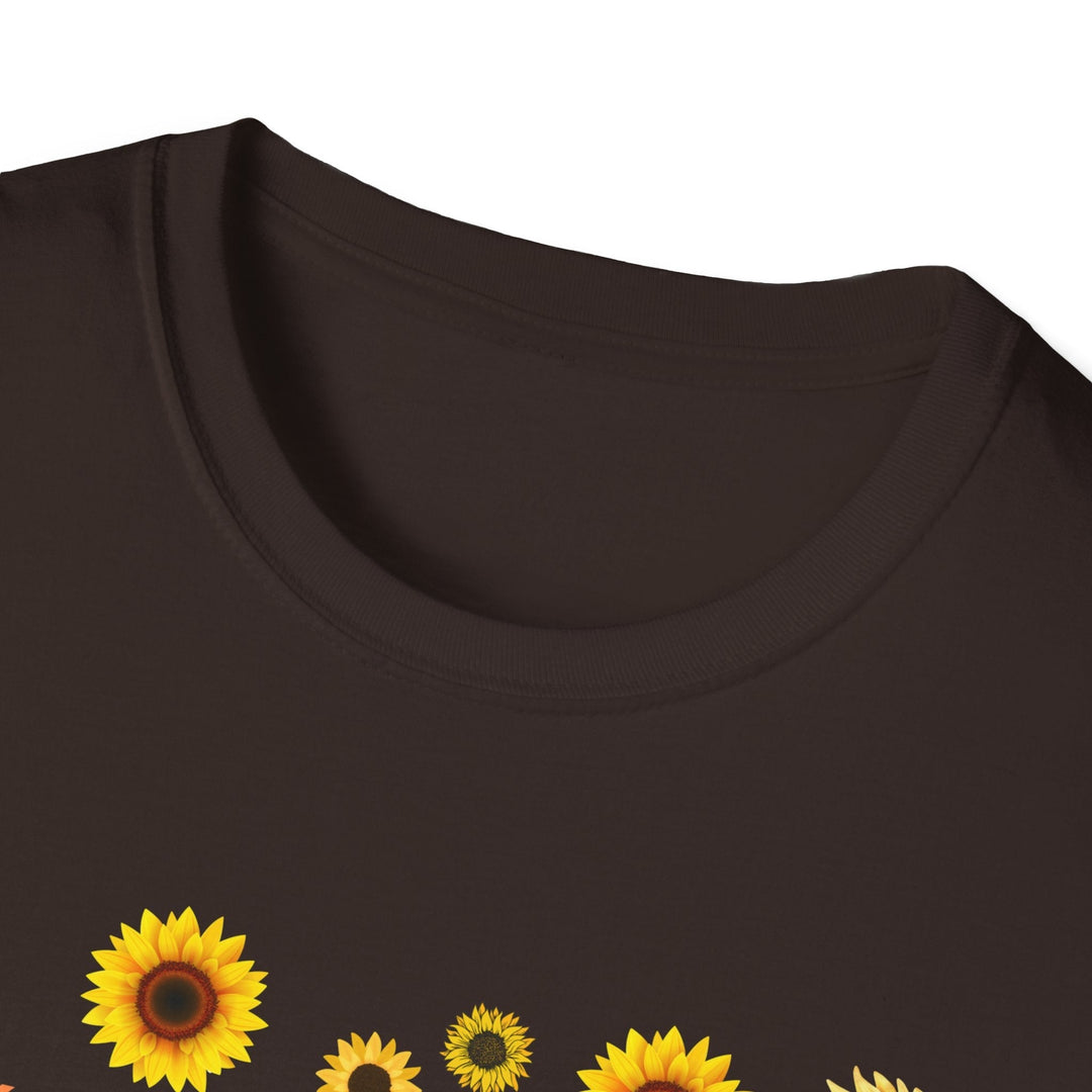 Sunflower Vibes T-Shirt 70s throwback Sunflowers VW bug unisex