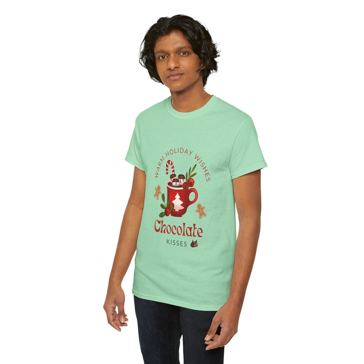 Warm Holiday Wishes T-shirt, Unisex, Christmas, 6 colors, 8 sizes