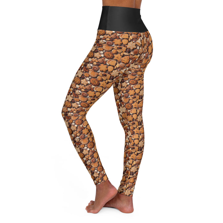 Womans's Christmas Cookies High Waisted Yoga Leggings