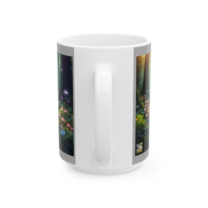 Fairy Gardener 11oz, 15oz Customized Ceramic Mug, Unique Design, great Gift Idea, create Home Brew Joy, Customized