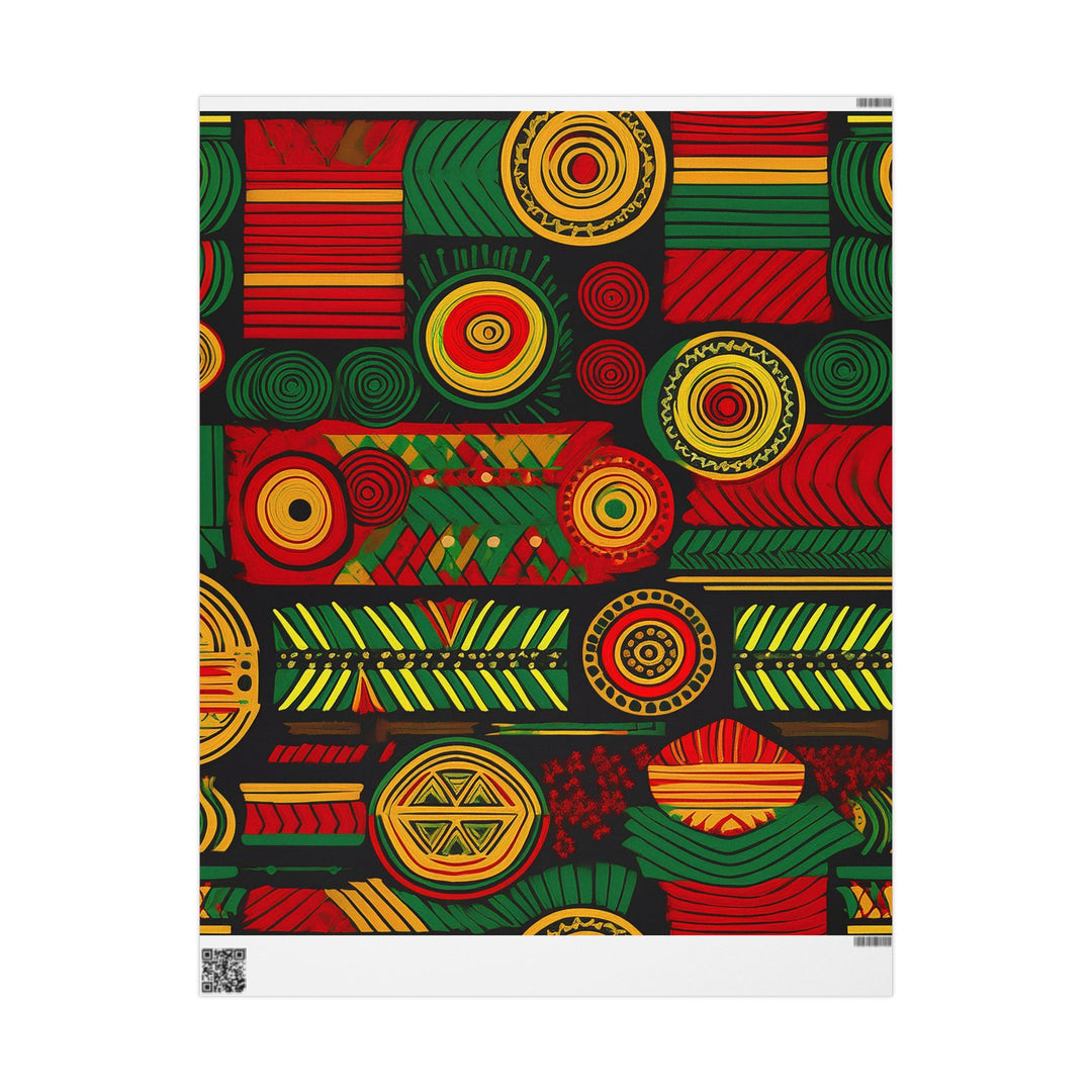 Kwanzaa Wrapping Paper, available in 3 size lengths