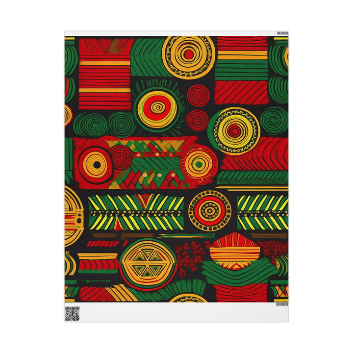 Kwanzaa Wrapping Paper, available in 3 size lengths