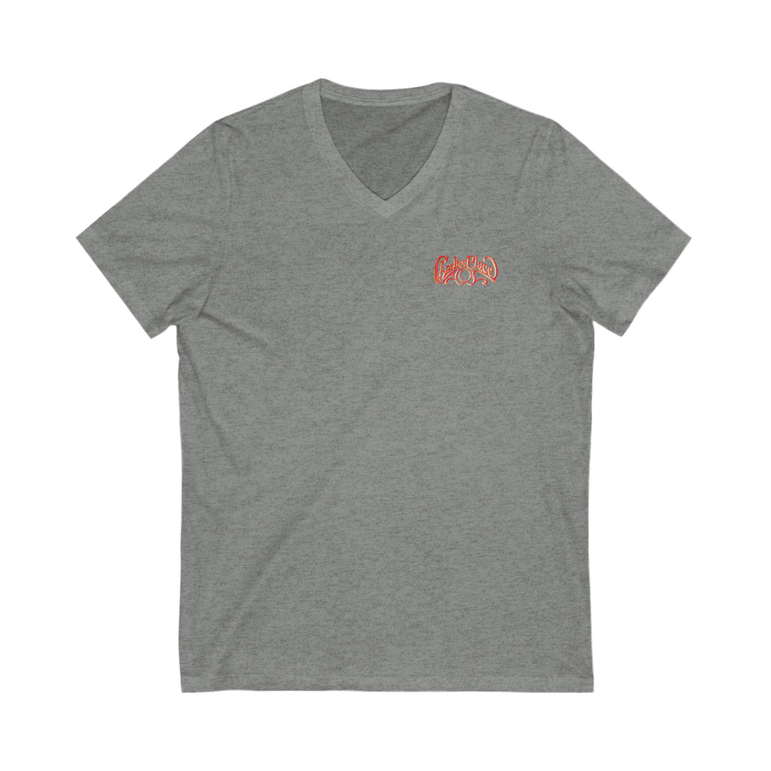 Charlie's Place Work T-shirt, Bella Canvas 3005 style, V-Neck, 5 sizes, extra colors (11)