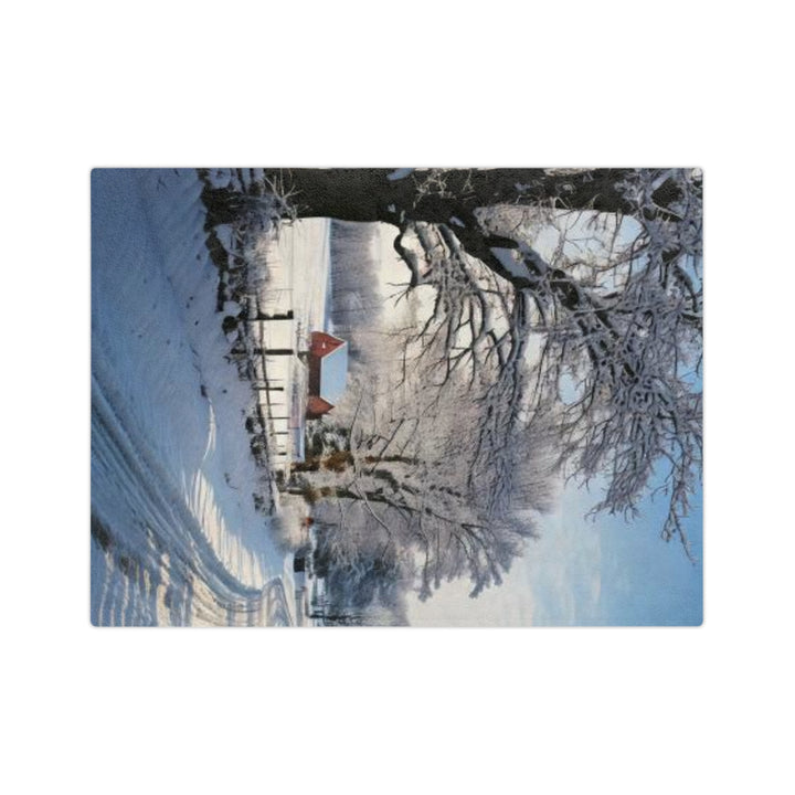 Snowy Country Walk Velveteen Microfiber Blanket, 3 sizes, TikTok ready