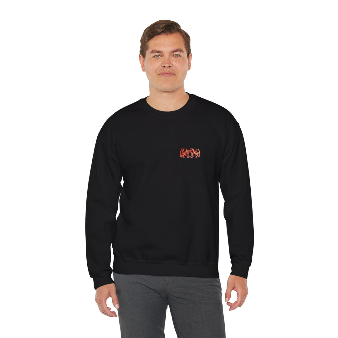 Charlie's Place Work Sweatshirt, Crewneck, two-sided (front & back), heavy weight, available in 6 colors, 6 sizes