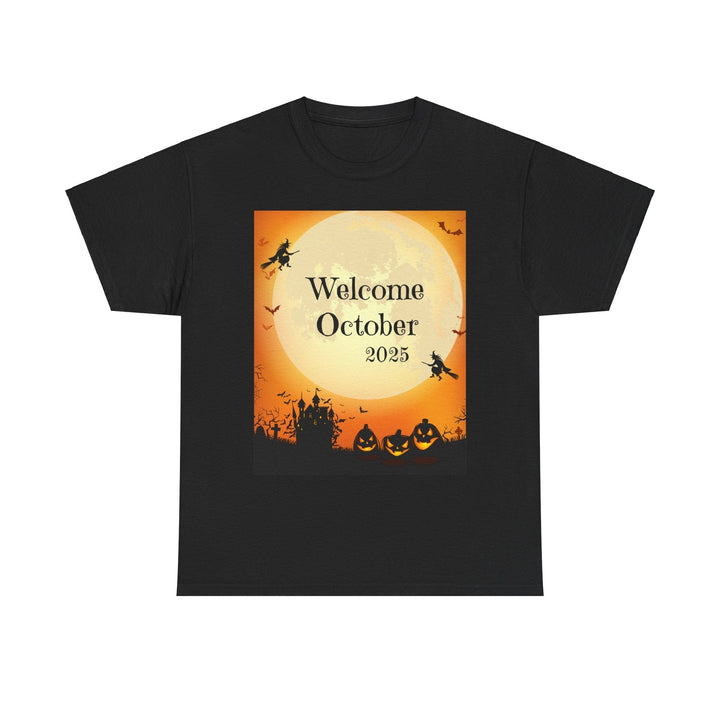Hello Month of October 2025 T-shirt changing seasons