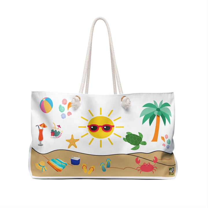 Summer Vibes Beach Bag - "Capture the Magic of Summer: a Beach Bag That Bring Back Childhood Memories of Fun in the Sun"