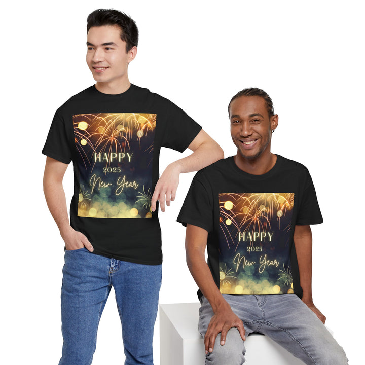 Happy 2025 New Years T-shirt, Unisex, Christmas, 8 colors, 8 sizes