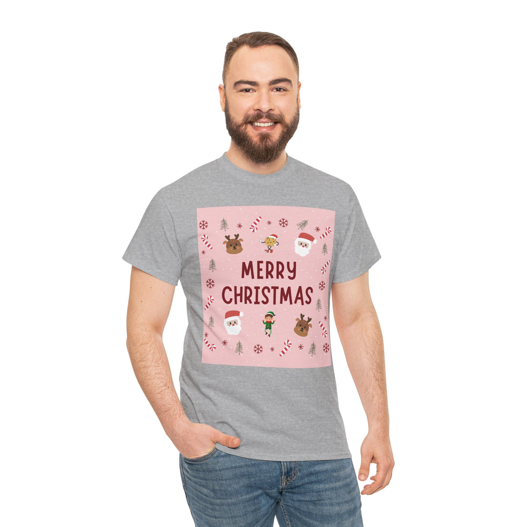 Merry Christmas & Candy Canes T-shirt, Unisex, Christmas, 10 colors, 8 sizes