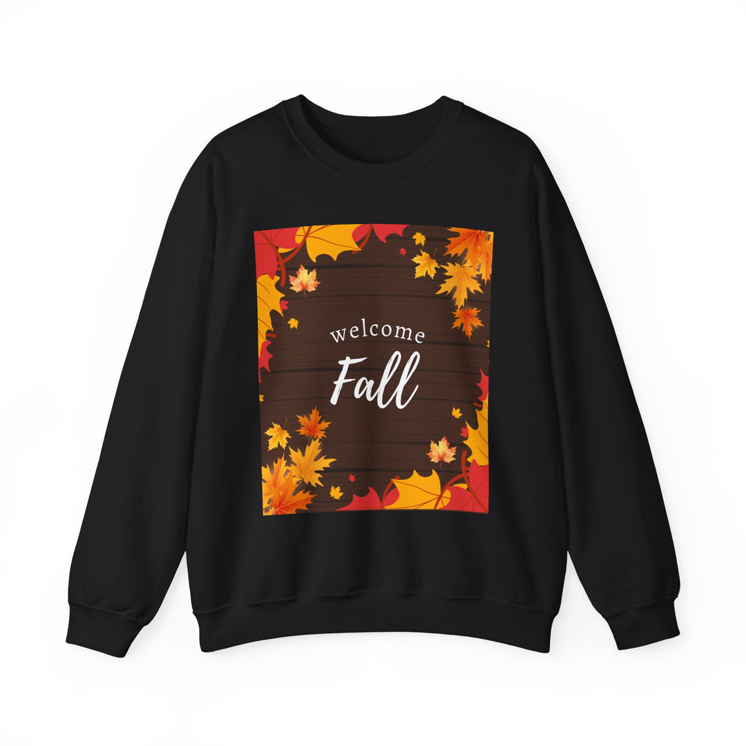 Fall Sweatshirt, Crewneck, unique, heavy weight, available in 5 colors and 6 sizes