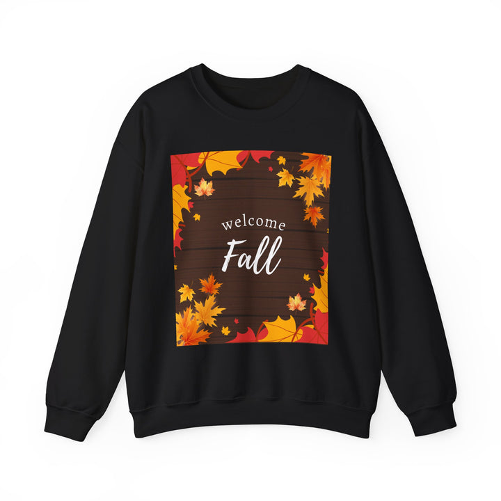Fall Sweatshirt, Crewneck, unique, heavy weight, available in 5 colors and 6 sizes