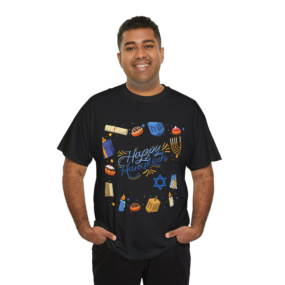 Happy Hanukkah T-shirt, Unisex, Christmas , 6 colors, 8 sizes