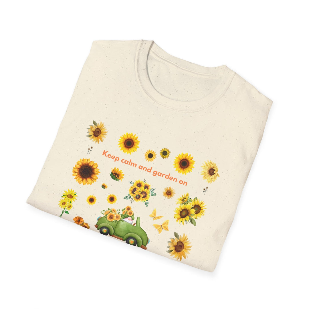 Sunflower Vibes T-Shirt 70s throwback Sunflowers VW bug unisex