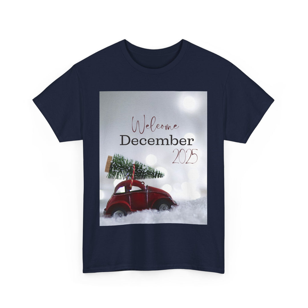 Hello Month of December 2025 T-shirt changing seasons