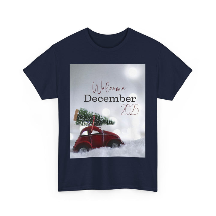 Hello Month of December 2025 T-shirt changing seasons