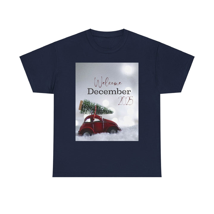 Hello Month of December 2025 T-shirt changing seasons