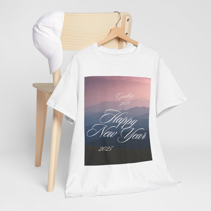 Goodbye 2024, Happy New Year 2025 T-shirt, Unisex, Christmas, 8 colors, 8 sizes