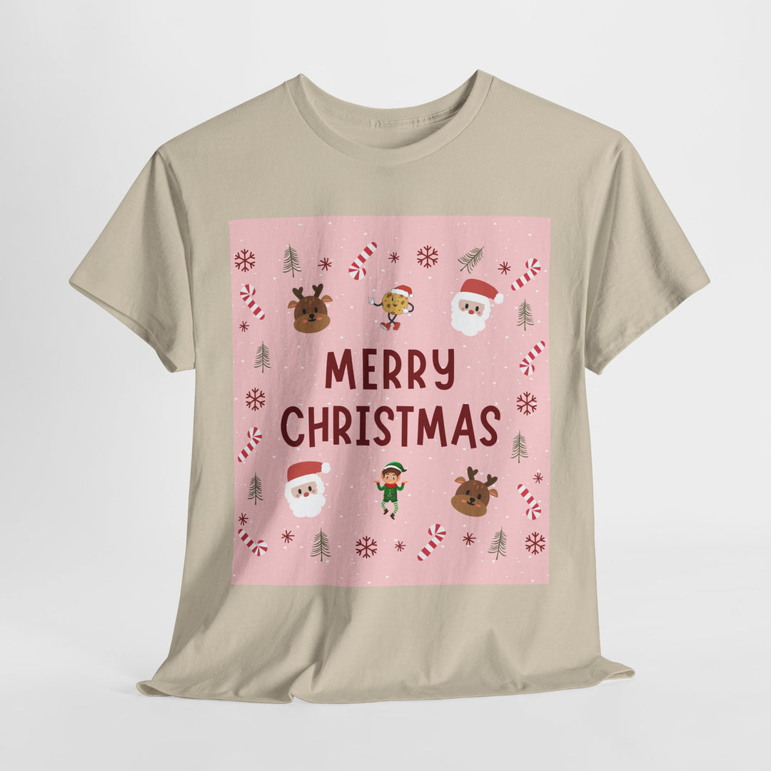 Merry Christmas & Candy Canes T-shirt, Unisex, Christmas, 10 colors, 8 sizes