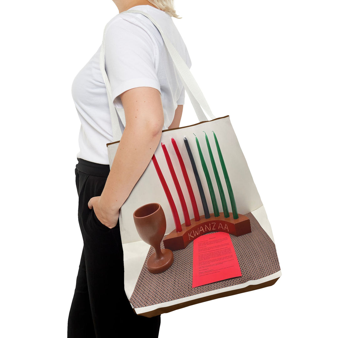 Kwanzaa Holiday Shopping Tote Bag,3 colors, Kwanzaa