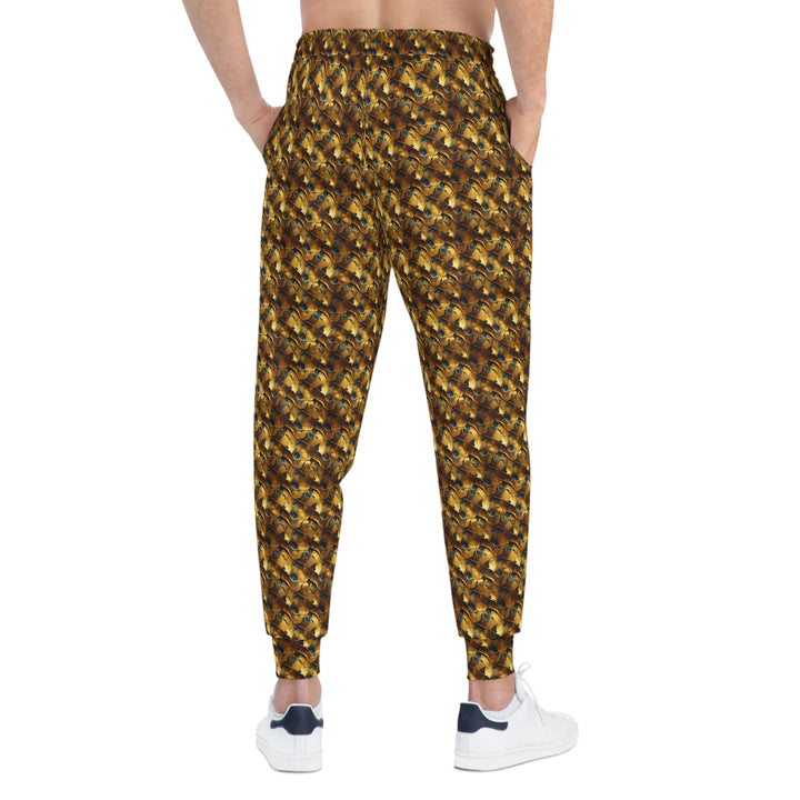 Gold Camo Unisex Athletic Joggers. 1 color, 6 sizes